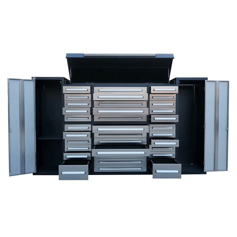 Armoire de rangement avec tiroirs et armoires