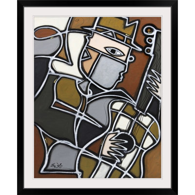 Malveaux «Funky Guitare» par Brittiney, reproduction d'art