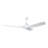 Baylor 60-in White dimmable LED Ceiling Fan