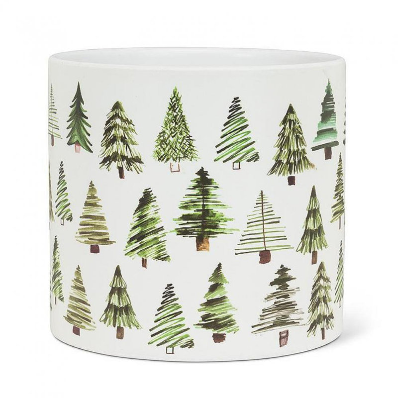 Brynton Ceramic Cachepot, 6.50" x 6.50" x 6"