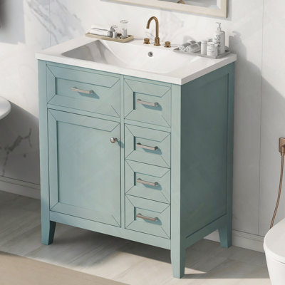 Ensemble de meuble-lavabo en céramique