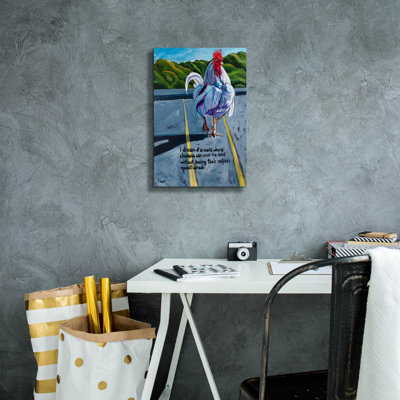 'Dont Ask' by Kathryn Wronski Canvas Wall Art