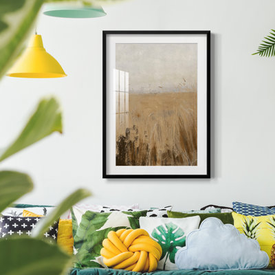 Paysage rétro CCLXVI - impression encadrée