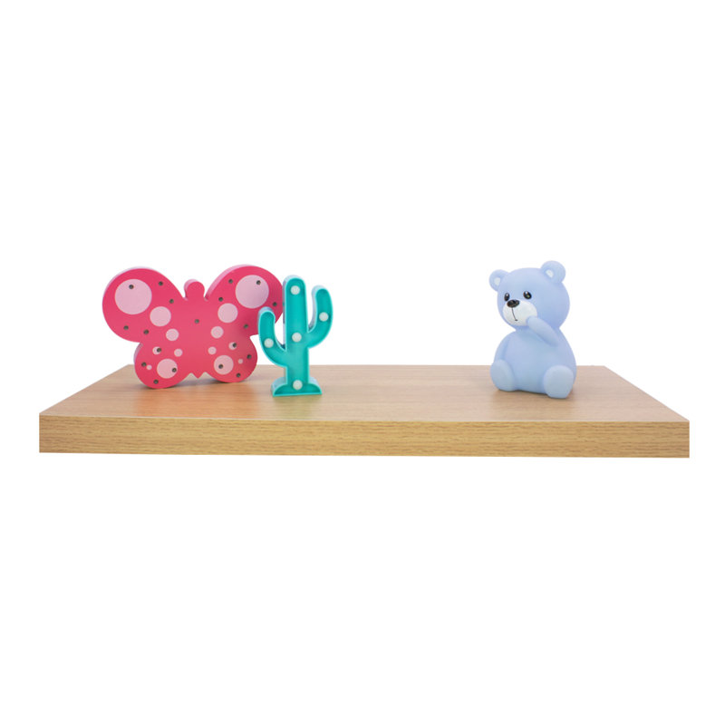 Plastic / Acrylic Floating Shelf, 3.80cm H x 60cm W x  23cm D