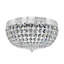 Petit Crystal 5 Light 14in x 7.5in Flush Mount in Polished Gold with Clear Radiance Crystals-1454367530-1454367535