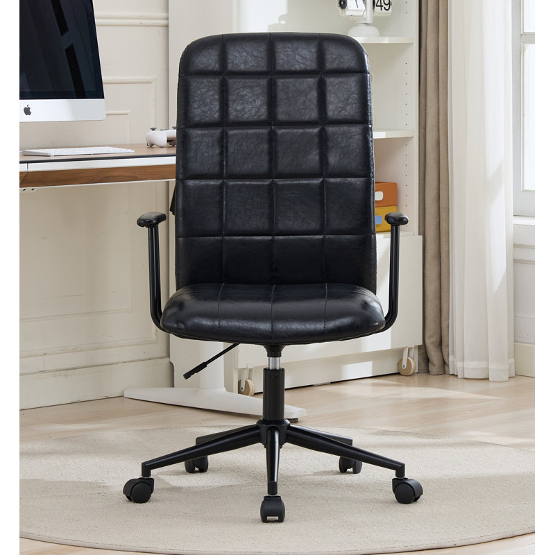 Chaise de bureau 2SETS, Noir antique