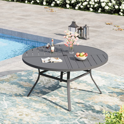 50" Round Outdoor Patio Dining Table