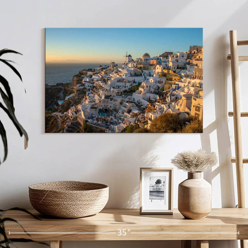 Gillard Santorini Sunset, H 16 po x l 24 po