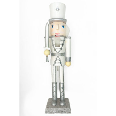 Christmas Nutcracker the Swordsman.  Classic Wooden Festive Decoration F07M14-33-N01222A