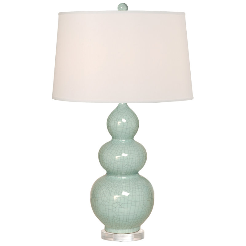 Lampe de table 30 po Kaydance, Blanc cassé, Blanc