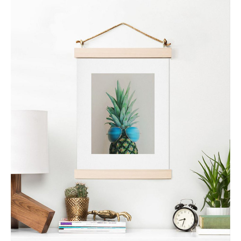 Ananas au paradis - Impression sur papier, H 24 po x l 18 po