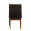 Tissu Gilsea, cuir synthétique et chaise d'appoint (ensemble de 2)