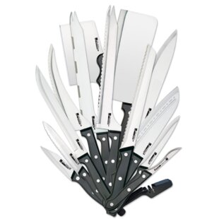 OTHELLO 6 Piece Classic Stainless Steel Knife Set with Wooden