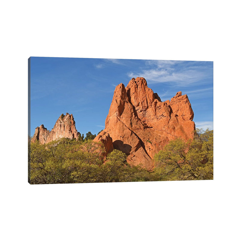 Garden Of The Gods by Brian Wolf - Wrapped Canvas Print, 20.32 cm H x 30.48 cm W