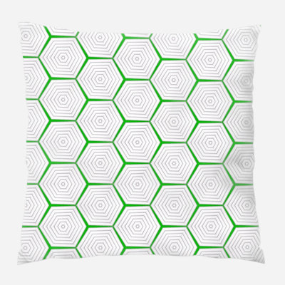 Coussin décoratif géométrique