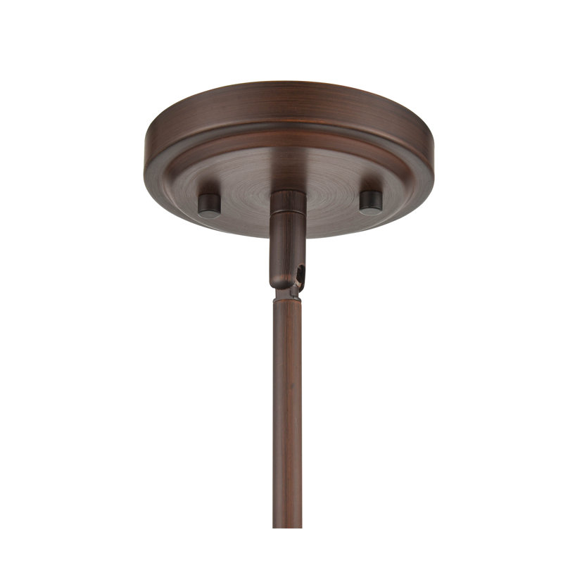1 - Light Unique/Statement Pendant, Rubbed Bronze