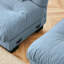 Canapé Pariss LSF avec 2 coussins - bleu-129237892