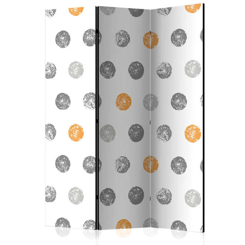 Haneesh 135cm W x 172cm H 3 - Panel Solid Wood Folding Room Divider