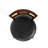 Avis 30" Traditional Upholstered Bar Stool with Faux Leather Swivel Seat and Rattan Back Rubber Wood Frame (Set of 4)-1408486945