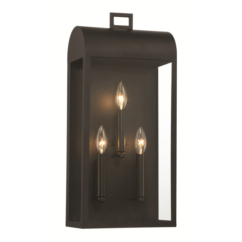 Lanterne d'extérieur 3 lumières SOYAR, noir