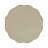 Avarey Traditional 24"Dia Round 1-Shelf End Table with Scalloped Top-424637849