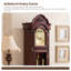 82.68 in. H Copper and Glass Grandfather Clock