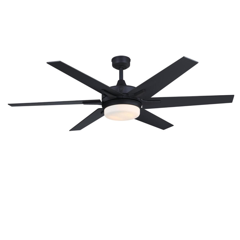Ventilateur de plafond d'intérieur de 60 pouces avec luminaire DEL à intensité variable Cayuga