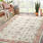 Demarquis Machine Woven Polyester Oriental Ivory/ Red Area Rug-1591918140