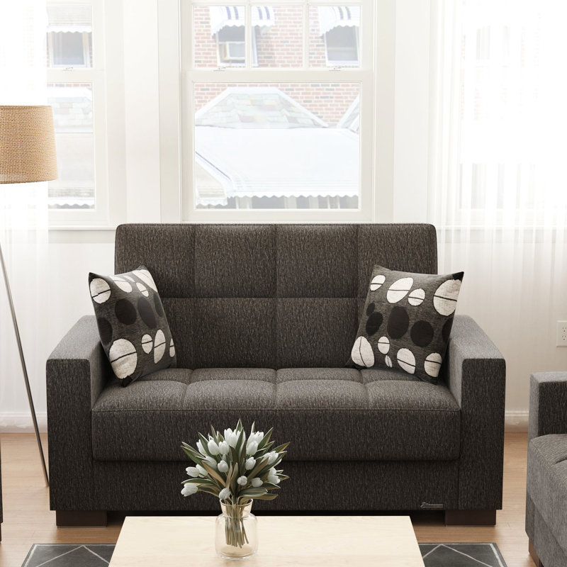 Rangement gris en chenille. Utilisation polyvalente. 35,71 po de largeur. Qualité. Apparence convertible avec -. Fabrication. 37,85 po de hauteur. Fonctionnel
