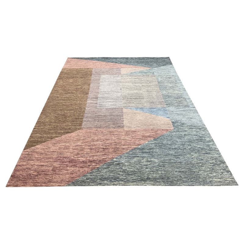 Wool Area Rug in Multi, null, Rectangle 9' x 12'