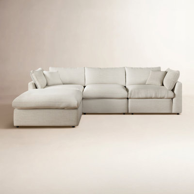 Eliana Upholstered L-Shaped Sectional Reversible