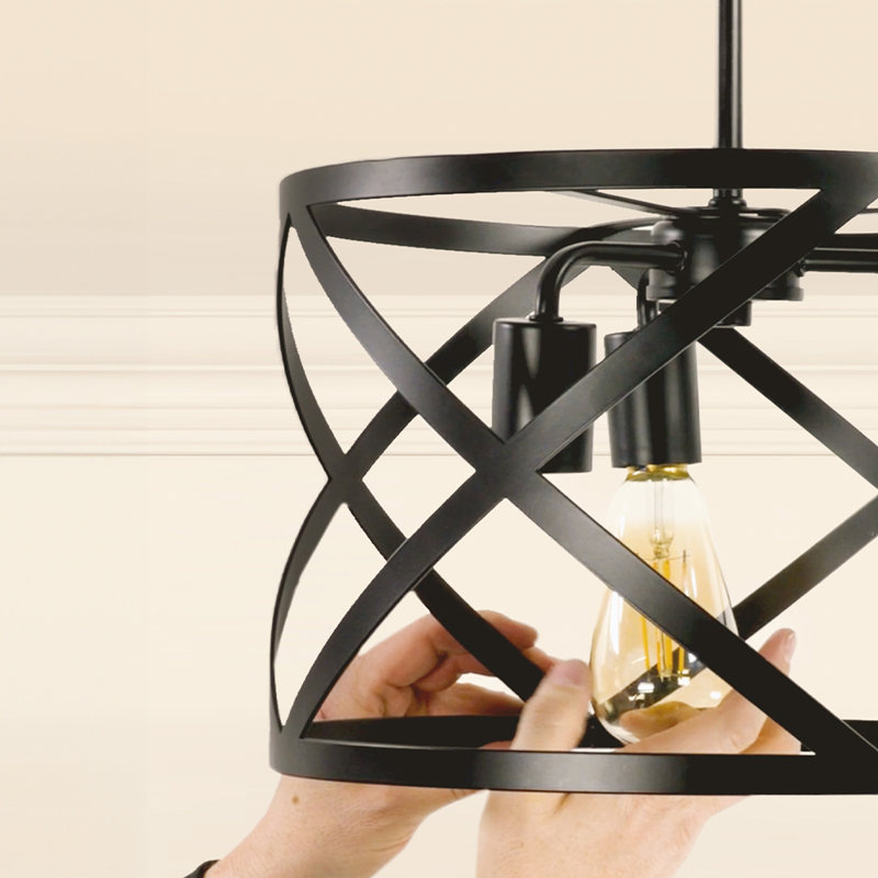 3 - Light Dimmable Chandelier
