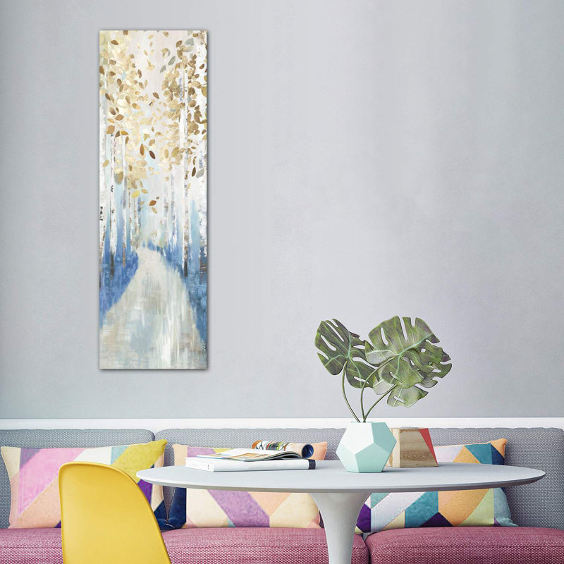 «New Path III» par Allison Pearce, reproduction d'art sur toile, H 72 po x l 24 po x P 1,5 po, Toile tendue, Non