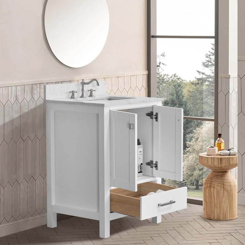 Meuble-lavabo simple 24 po avec lavabo