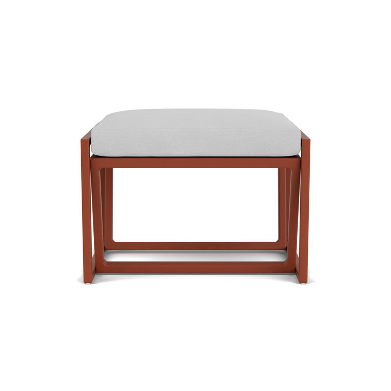 Summit Outdoor Ottoman, Sandberg Dove, Woodland