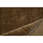 Tapis brun / beige en laine noué à la main de conception unique 3 pi 9 po x 5 pi 9 po