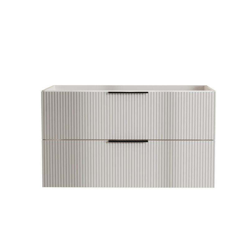 Meuble-lavabo gris 36 po sans lavabo, 35"