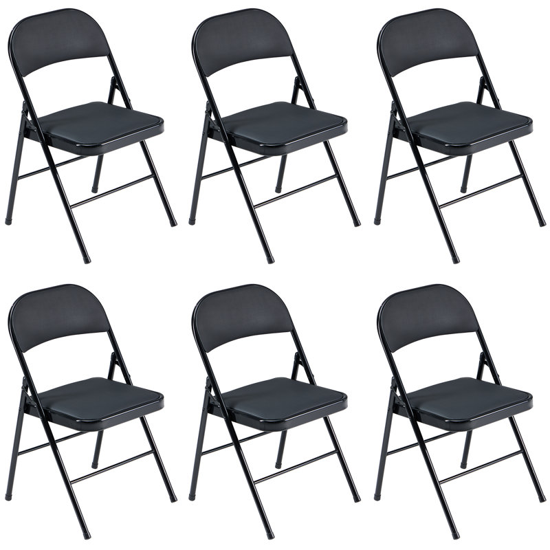 Chaise pliante rembourrée en plastique