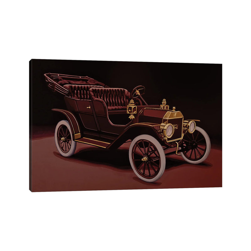 Ford Model T Touring 1908 by Paul Meijering - Wrapped Canvas Gallery-Wrapped Canvas Giclée
