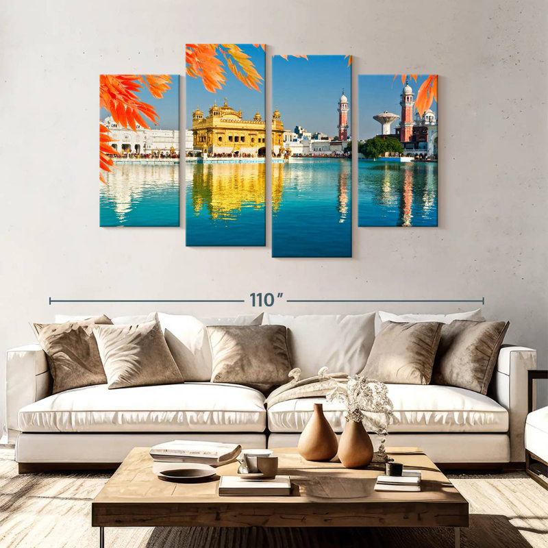 Marchelle Scenic Harmandir SAHIB, H 54 po x l 84 po