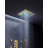  Thermostatic LED Mood Lighting Shower System, 16" Ceiling Mount Rainfall Shower Faucet with Brass Valve-82331431