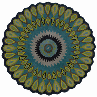 Ebright Hand Tufted Wool Indoor Rug