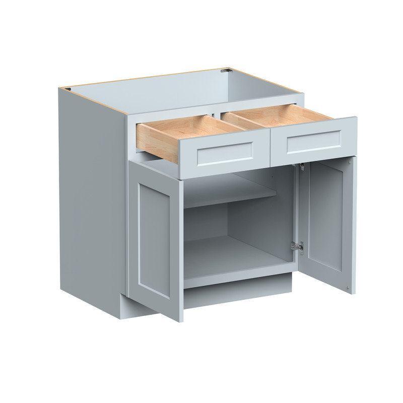 CASAINC Ready-to-Assemble W33"x D24"x H34.5" Kitchen Base Cabinet, 33"