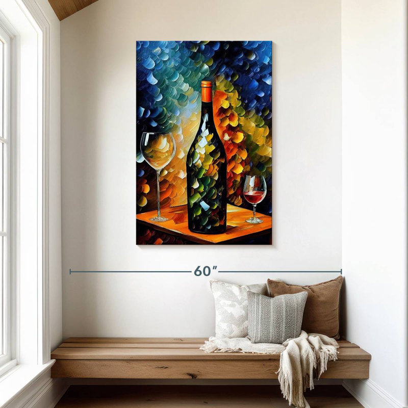 Yarlin Splashy Wine, 45" H x 30" W