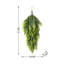 31.5"H Christmas Greenery PE Dripping Teardrop