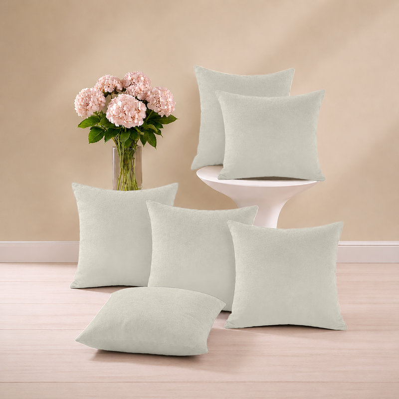 Aldino Square Cushion, Beige