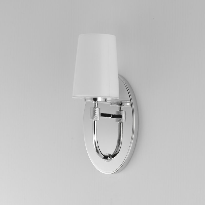 Durham-Wall Sconce, Polished Chrome