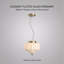 Luminaire suspendu en verre Milk