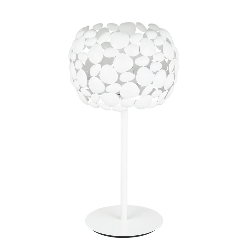 Glines Metal Table Lamp, White