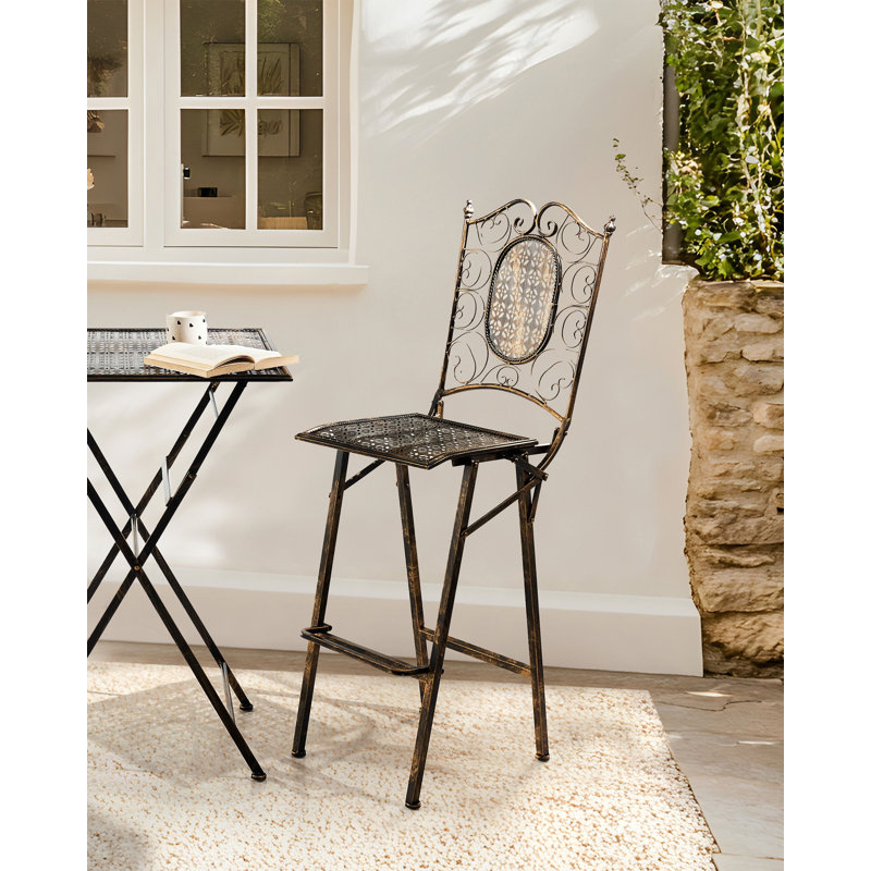 Bormio Iron Outdoor 74cm Bar Stool